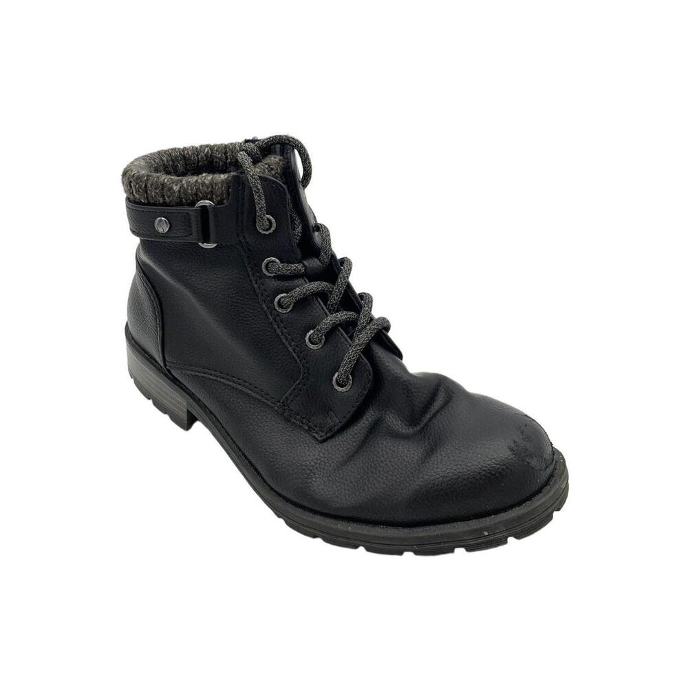 Sporto Women's Smash Faux Fur Lined Lace-Up Boot Black - Medium